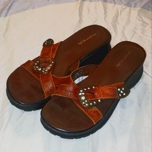 Platform Brown FlipFlops/Sandals